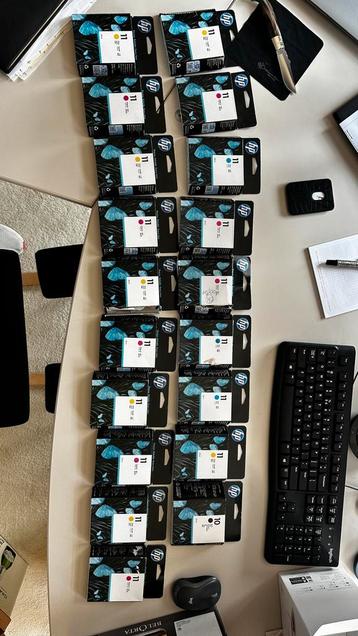 19 hp printcardridges beschikbaar voor biedingen
