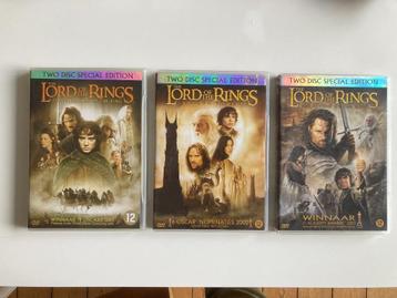 Lord of the Rings trilogie DVD 2 disc edition