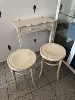 Vintage Tafeltje + 2 Krukjes, Huis en Inrichting, Ophalen, Zo goed als nieuw