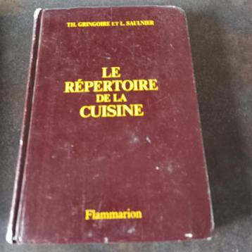 Le  Repertoire de la cuisine  beschikbaar voor biedingen