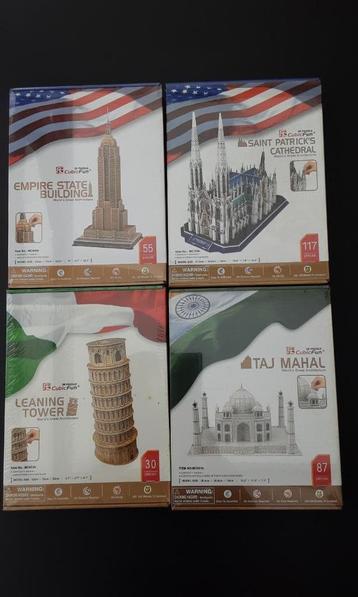 3D puzzels , nieuw , verschillende gebouwen , nog vele ander beschikbaar voor biedingen