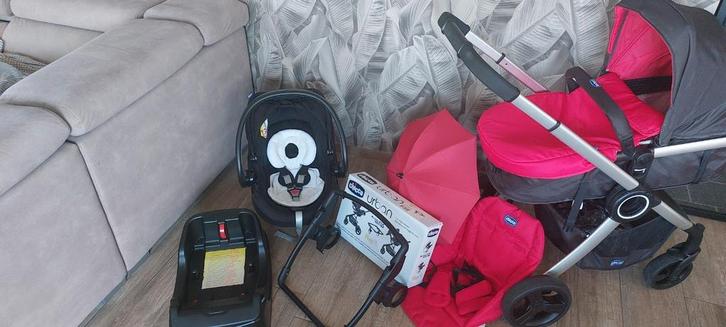 Kinderwagen Chicco Urban plus complete set, Kinderen en Baby's, Kinderwagens en Combinaties, Zo goed als nieuw, Kinderwagen, Met reiswieg