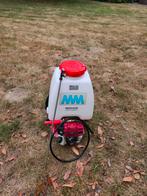 MM 25L H R benzine rugsproeier, Ophalen, Zo goed als nieuw