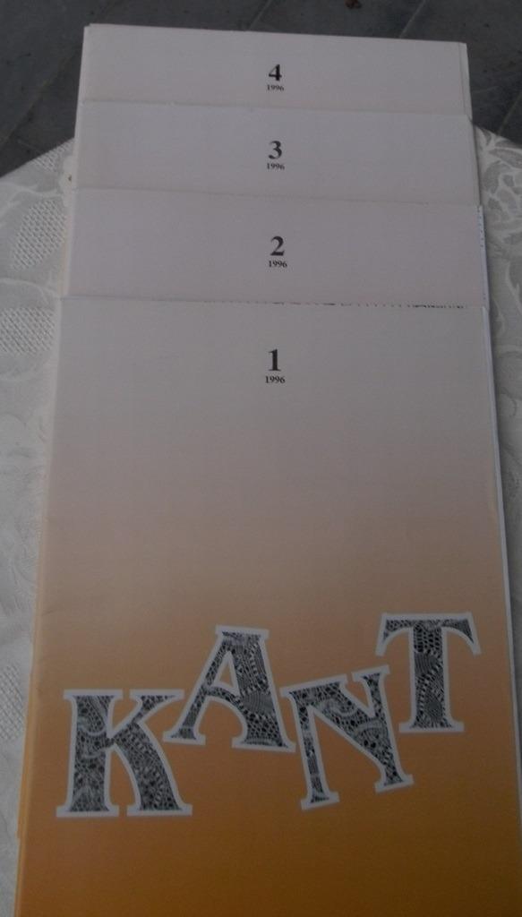KANT-tijdschrift 1996 nr. 1-2-3-4, (kantklossen), Hobby en Vrije tijd, Kantklossen, Zo goed als nieuw, Boek of Tijdschrift, Ophalen of Verzenden
