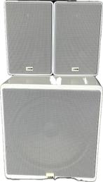 Canton Subwoofer met twee Satellite-speakers, Audio, Tv en Foto, Zo goed als nieuw, 60 tot 120 watt, Front, Rear of Stereo speakers
