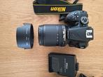 Nikon D3400 + 18-105mm lens, Audio, Tv en Foto, Ophalen, Spiegelreflex, Zo goed als nieuw, Nikon