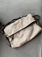 Echt kalfsleren damestas 10 euro, Envoi, Comme neuf, Gris