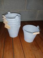 Zinken emmertjes 2 liter 7 stuks, Enlèvement ou Envoi