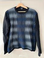 Exclusieve wollen winterpull Olivier Strelli, Maat 52/54 (L), Blauw, Ophalen of Verzenden, Zo goed als nieuw