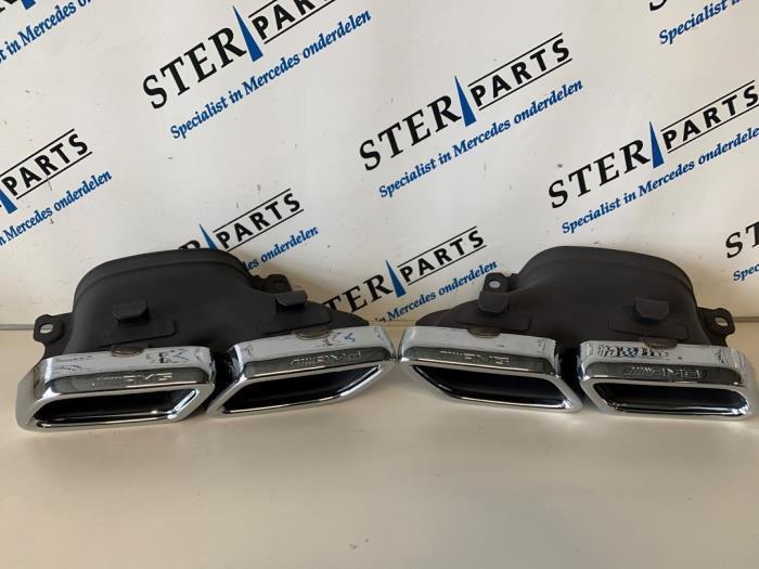 Sportuitlaat van een Mercedes C-Klasse, Auto-onderdelen, Uitlaatsystemen, Mercedes-Benz, Nieuw, 12 maanden garantie, Ophalen of Verzenden