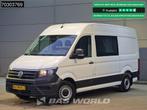 Volkswagen Crafter 102pk Dubbel Cabine L3H3 Trekhaak Navi Ai, Auto's, Gebruikt, Euro 6, 2000 kg, Volkswagen