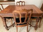 Table ancienne et 4 chaises (URGENT), Enlèvement