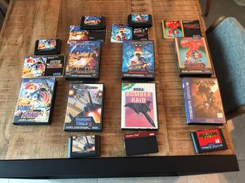 grote bundel sega megadrive spellen beschikbaar voor biedingen