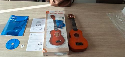 Ukelele startset, Muziek en Instrumenten, Snaarinstrumenten | Gitaren | Akoestisch, Zo goed als nieuw, Overige typen, Ophalen