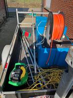 rammenwassers vat met bijhorend materiaal., Enlèvement, Utilisé