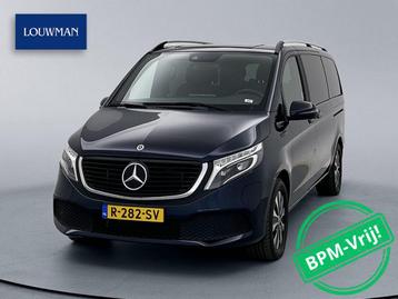 Mercedes-Benz EQV 300 Lang MBUX Navigatie 7-persoons Taxi Go, Auto's, Automaat, Blauw, Mercedes-Benz, Parkeersensor