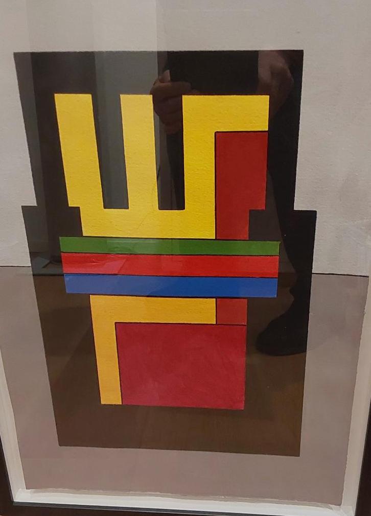 Gouache van Guy Vandenbanden uit 2007, Antiek en Kunst, Kunst | Schilderijen | Modern, Ophalen of Verzenden