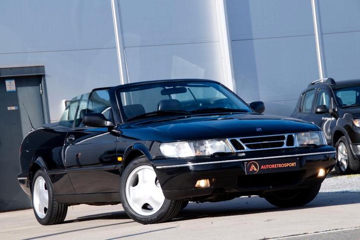 Saab 900 2.3i Cabriolet Automaat _Garantie, Auto's, Saab, Bedrijf, Te koop, Saab 900, Benzine, Cabriolet, 2 deurs, Automaat, Zwart