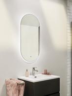 Ovalen spiegel (verwarmd + led), Huis en Inrichting, Woonaccessoires | Spiegels, Nieuw, Minder dan 100 cm, Minder dan 50 cm, Ophalen