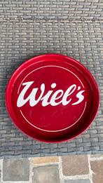 Emaille dienblad Wiels., Ophalen of Verzenden, Zo goed als nieuw, Reclamebord