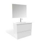 Meuble salle de bain blanc 80 cm, Lavabo, Enlèvement ou Envoi, Neuf