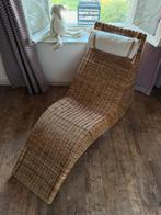 Ligbed / Daybed Rotan Karlskrona met origineel kussen, Huis en Inrichting, Ophalen, Zo goed als nieuw, Hout