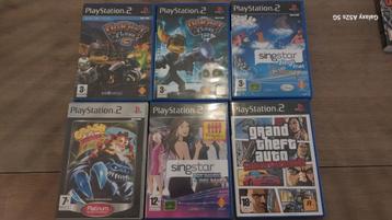 4 Play Station2 spelletjes beschikbaar voor biedingen