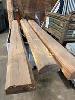 Eik balken, Tuin en Terras, Palen, Balken en Planken, Ophalen, Gebruikt, Hardhout, 250 cm of meer
