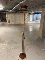 Vintage staande uplighter met leeslamp – jaren ’90 design, Huis en Inrichting, Ophalen, Glas