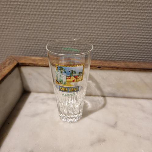 Verre à Anisette original Anis Gras Perroquet, Verzamelen, Glas en Drinkglazen, Zo goed als nieuw, Overige typen, Ophalen of Verzenden