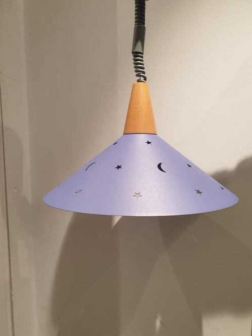 Verlichting kinderkamer, Huis en Inrichting, Lampen | Hanglampen, Zo goed als nieuw, Minder dan 50 cm, Hout, Metaal, Ophalen