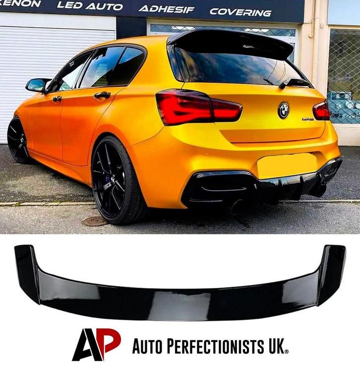 BMW 1-Serie F20 F21 LCI achter Spoiler 2015-19 glans zwart, Auto diversen, Tuning en Styling, Ophalen of Verzenden