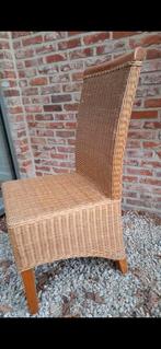 6 rieten stoelen, Ophalen, Zo goed als nieuw
