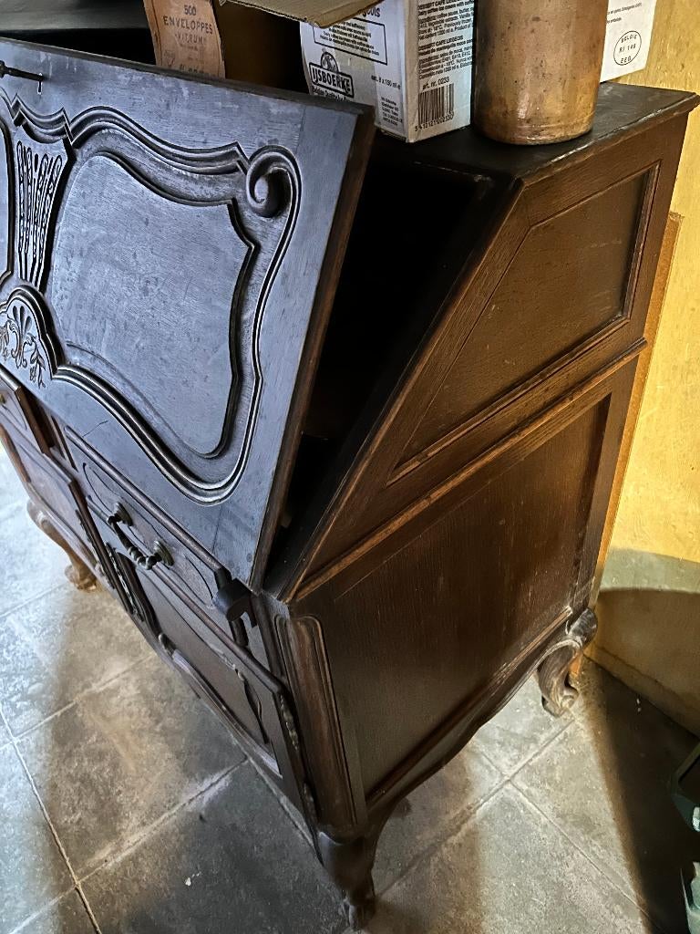 Oude secretaresse in Lodewijk XV-stijl - goede conditie, Antiek en Kunst, Antiek | Meubels | Kasten, Ophalen