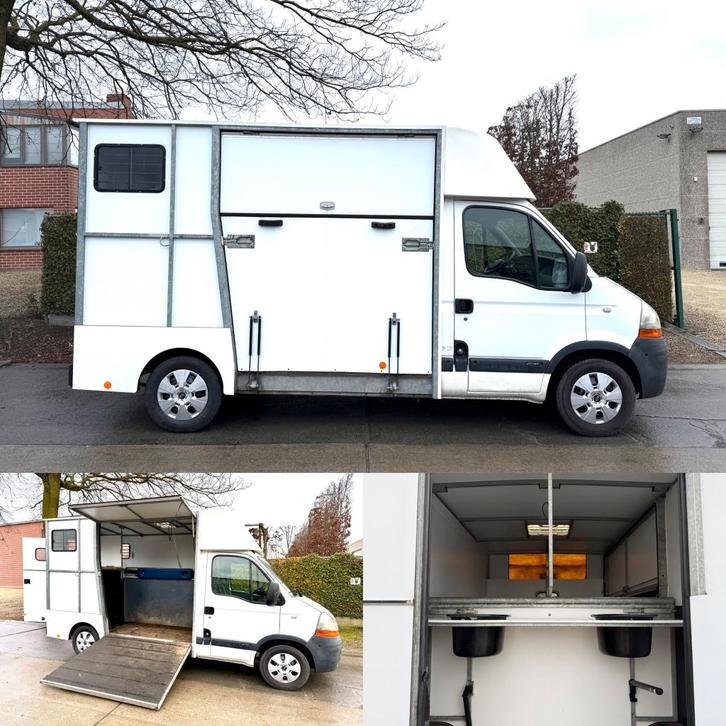 Renault Master pour 2 chevaux !, Animaux & Accessoires, Chevaux & Poneys | Semi-remorques & Remorques, Comme neuf, Remorque 2 chevaux