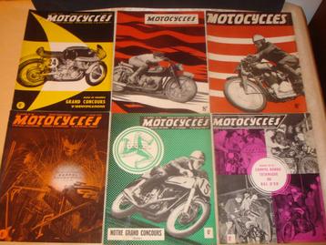 MOTOCYCLES Lot N°1 de 6 Anciennes Revues 1952, Livres, Enlèvement ou Envoi, Utilisé, Général