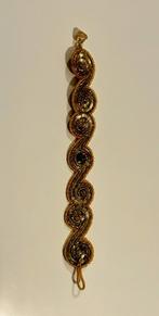 Goudkleurige armband met kraaltjes, Ophalen of Verzenden, Nieuw, Goud