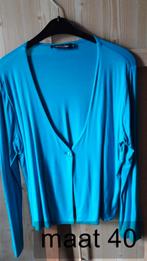 Bolero / vestje turquoise maat 40, Kleding | Dames, Ophalen of Verzenden, Zo goed als nieuw, Maat 38/40 (M), Blauw