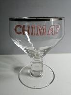 2 glazen met geëmailleerde letters Chimay, Ophalen of Verzenden