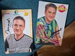 Uitdeelkaarten met handtekening donaat deriemaeker, Verzamelen, Foto's en Prenten, Ophalen of Verzenden