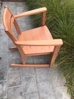 Fauteuil à bascule en bois d'acacia massif, Brun, Enlèvement, Utilisé, Retro vintage