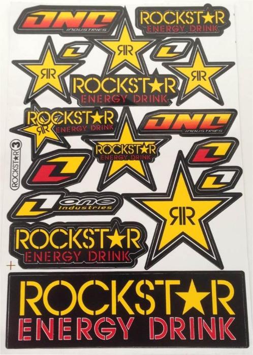 Rockstar One Industies stickervel #1, Collections, Autocollants, Neuf, Envoi