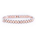 Rolex Bracelet Jubilé bicolore, Bijoux, Sacs & Beauté, Bracelets, Enlèvement ou Envoi, Comme neuf, Or, Or