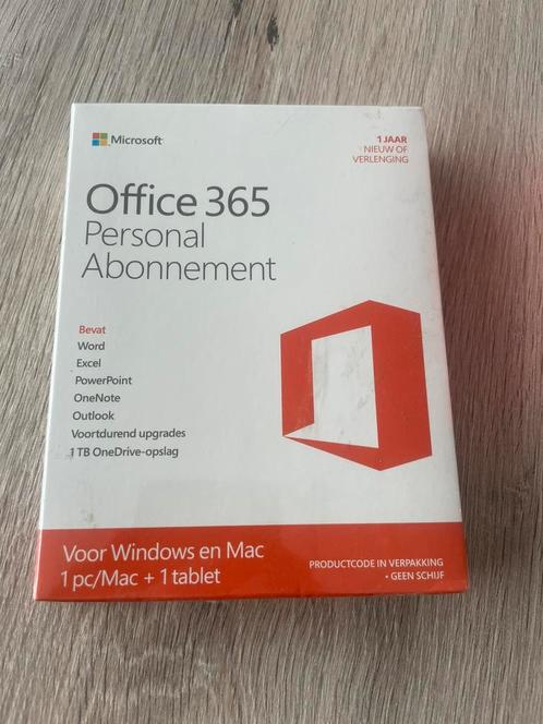Microsoft Office 365 Personal, Computers en Software, Office-software, Zo goed als nieuw, Windows, Excel, OneNote, Outlook, Powerpoint