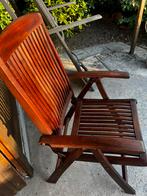 Tuinstoel teak, Ophalen, Zo goed als nieuw