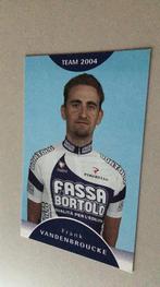 Wielerkaart 2004 team fassa bortolo frank vandenbroucke, Envoi, Comme neuf