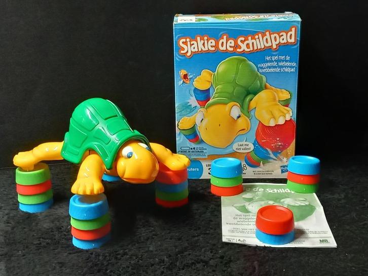 STOPZETTING VERZAMELING Sjakie de schildpad, Hobby en Vrije tijd, Gezelschapsspellen | Bordspellen, Gebruikt, Ophalen of Verzenden