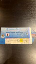 Ticket Allemagne Roumanie Euro 2000, Autres types, Utilisé