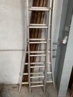 2 delige ladder 2 x 22 treden, Doe-het-zelf en Bouw, Ladders en Trappen, Zo goed als nieuw, Ophalen