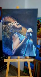 Schilderij Portret Tina Turner 80 x 60 cm, Nieuw, Ophalen of Verzenden, Schilderij, 75 cm of meer